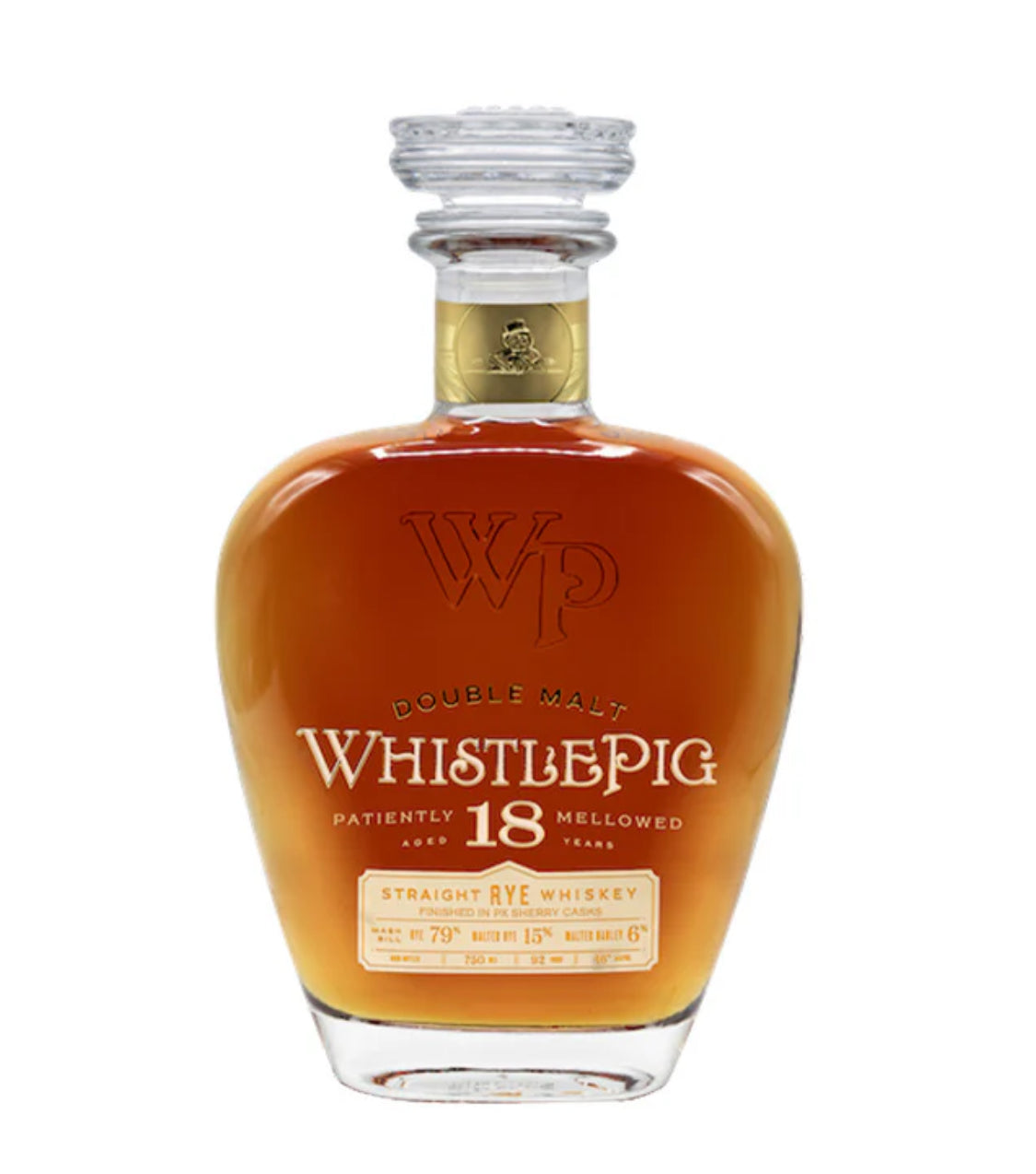 WhistlePig 18 Year Old Double Malt Rye Whiskey 4th Edition