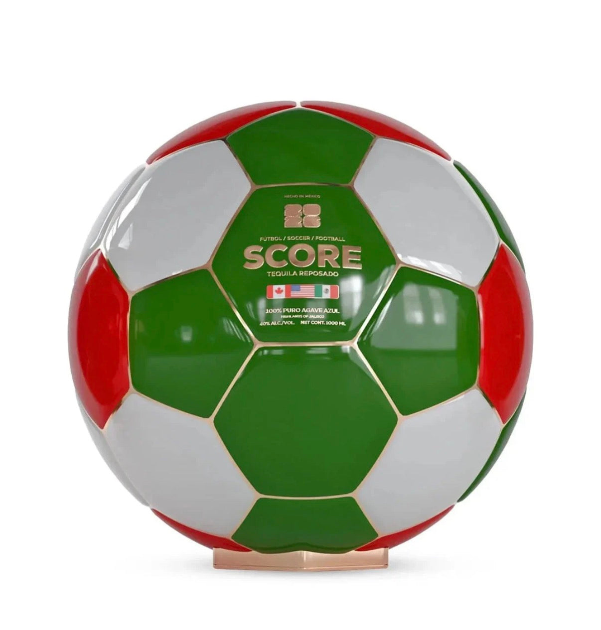 Score Tequila Reposado 2026 World Cup Mexico Limited Edition Ball Decanter