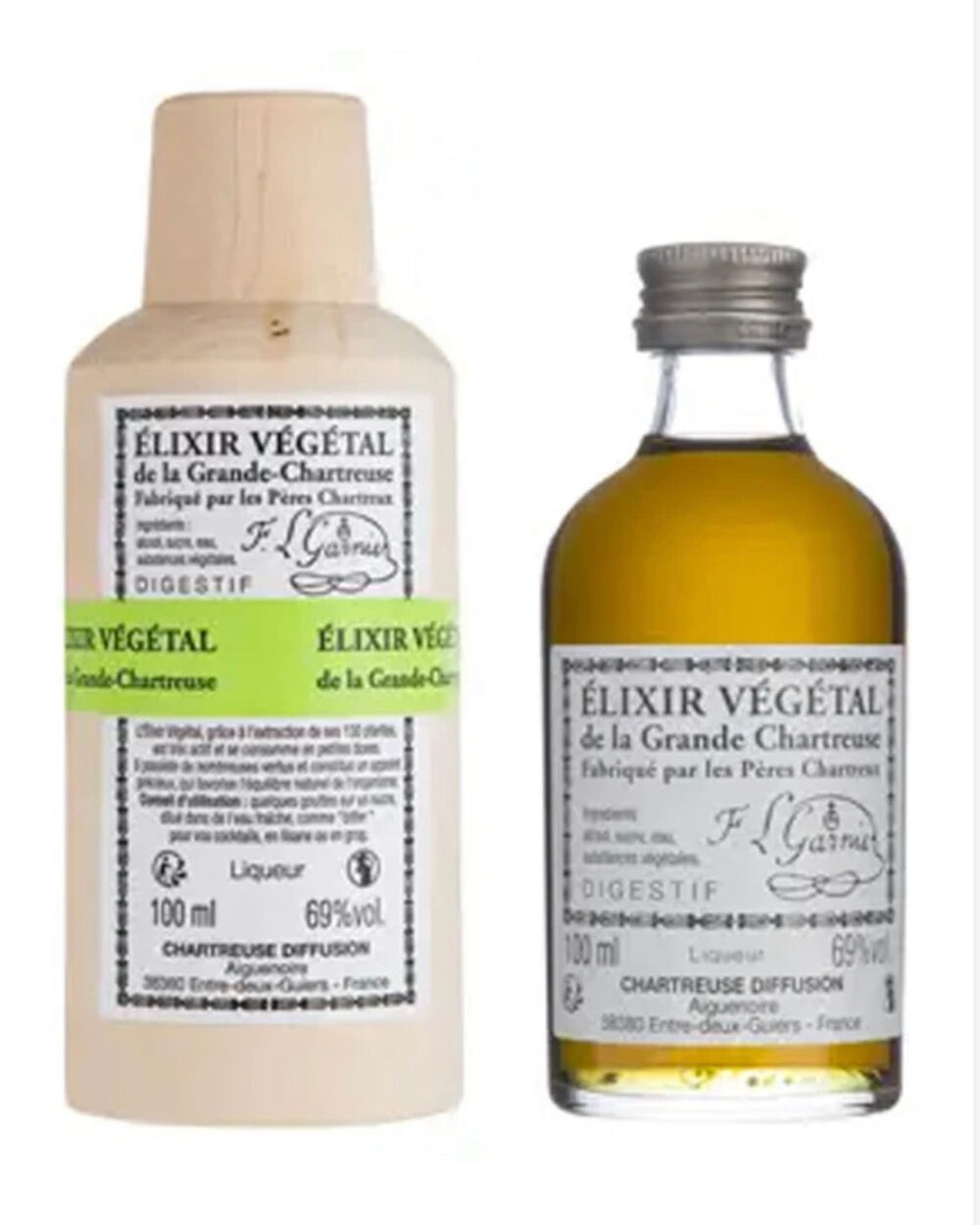 Chartreuse Elixir Vegetal de la Grande-Chartreuse Liqueur