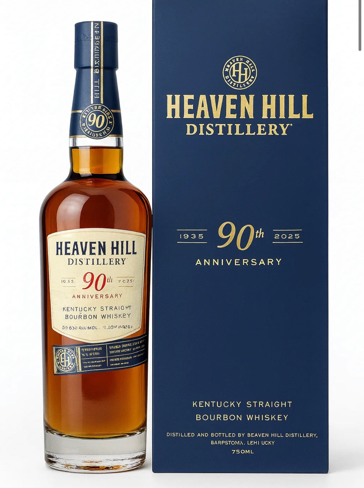 HEAVEN HILL 90TH ANNIVERSARY KENTUCKY BOURBON WHISKEY 2025 EDITION