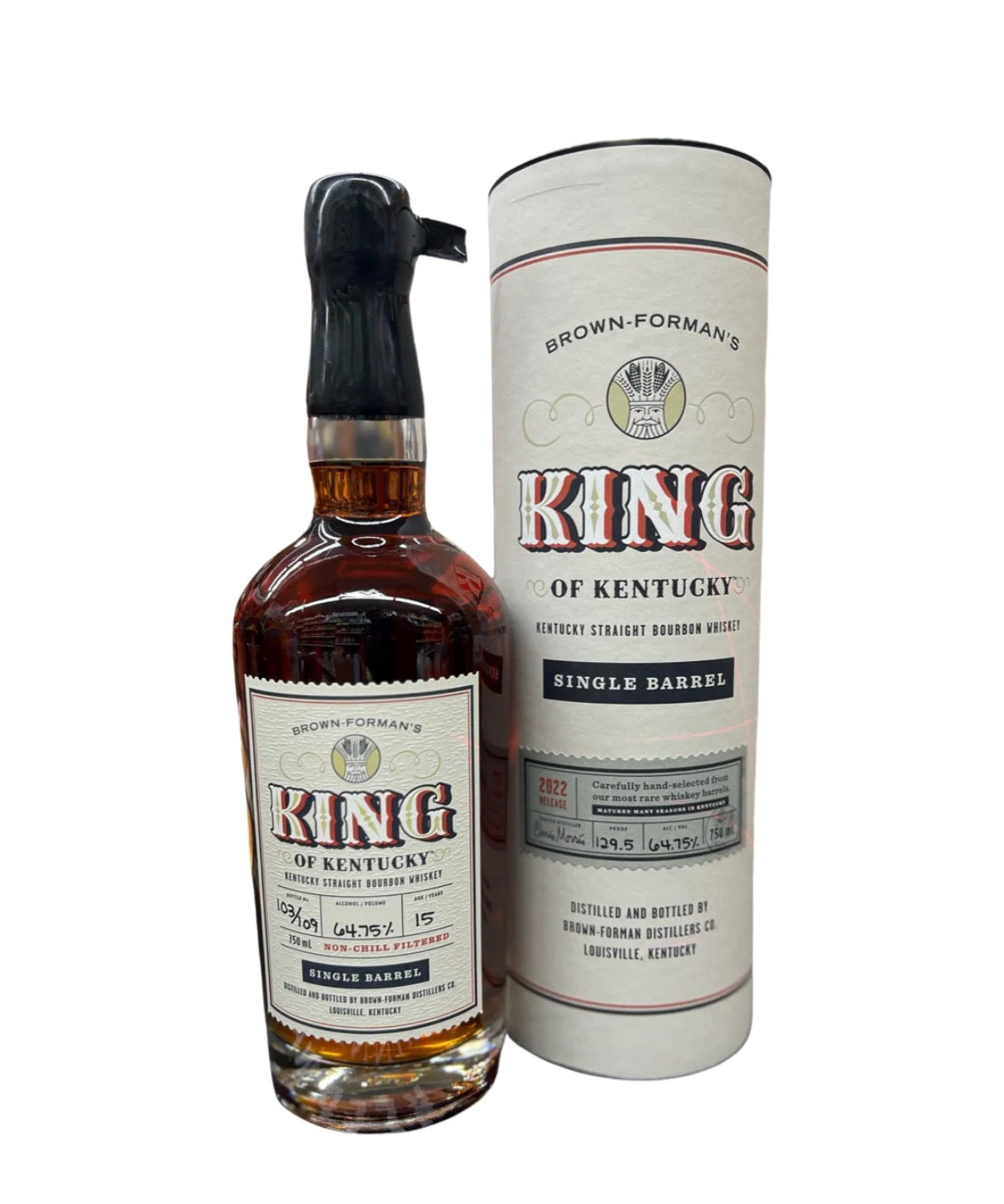 King of Kentucky 15 Year 2022 Release 125.1 Proof