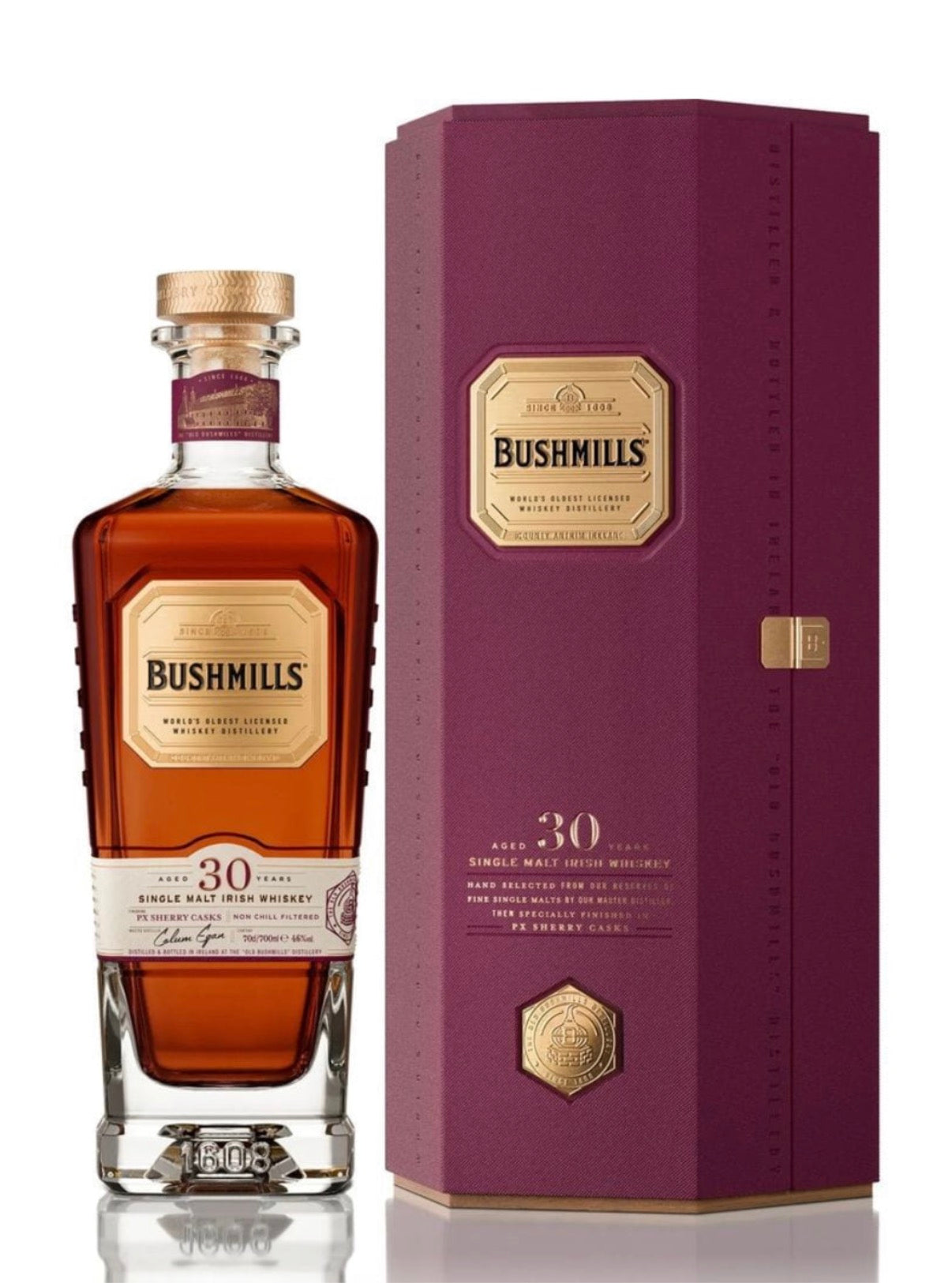 Bushmills Irish Single Malt 30 Year Whiskey 750ml