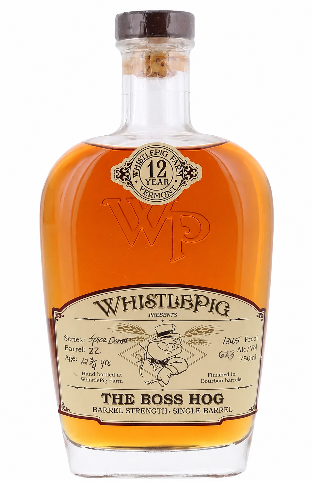 WhistlePig The Bosshog Spice Dancer Single Barrel 1st Edition